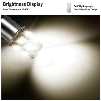 20Pcs 12V Car Light Bulbs 4500K 14MM Aluminum Alloy Turn Signal Light