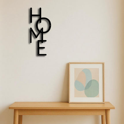 Metal Wall Decor HOME Letter Wall Sign Unique Design For Bedroom Decor&Gifts