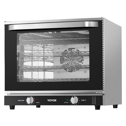 66L Commercial Countertop Oven 2800W Electric Toaster Oven Stainless Steel