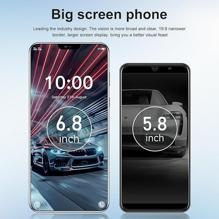 C24 Ultra 5G Unlocked Smartphone Android 14 Phone, 12GB 512GB 6800mAh 6.8in