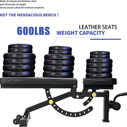 Adjustable Strength Training Bench Press Home Full Body Workout Foldable Weight Benches Gym Multi-functional Fitness Dumbbell Chair