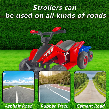 Ride On Toys For Toddlers 1.5-4 Years Old,   With Rear Bucket, Forward Reverse 2 Gears, Max 3MPH Speed Big Tire, Electric Vehicle ATV Car Best Gift For Age1.5-4 Boy Girl