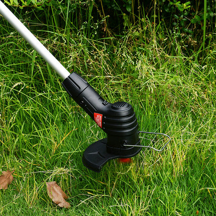 1Pc Electric Cordless Grass Trimmer Rechargeable Extendable With 5 Blades 1 Battery