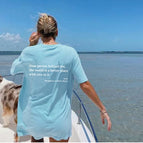 Light blue with white text / 2XL