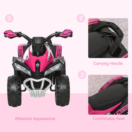 Toddler Push Car Foot-to-Floor 4 Wheels Music Light For Kids 18-36 Months