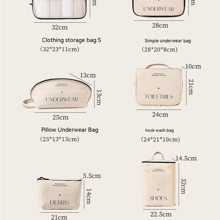 Travel Storage Bag Set Packing