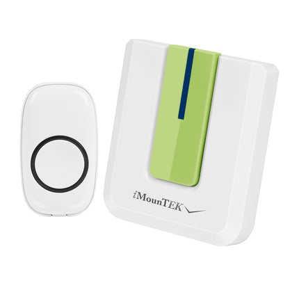 Wireless Doorbells Rings 1 Thousand FT Operating Range IP44 Waterproof Door Chime With 1 Plug Receiver Chimes 52 Melodies LED Indicator Bells For Office Apartment House