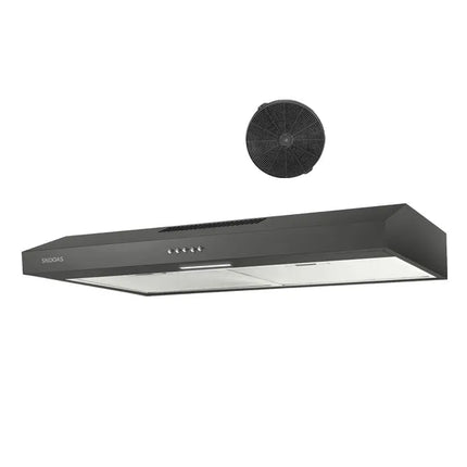 Stainless Steel Under Cabinet Range Hood Vent Cooking 230 CFM Kitchen 3 Speed Cooker Hood