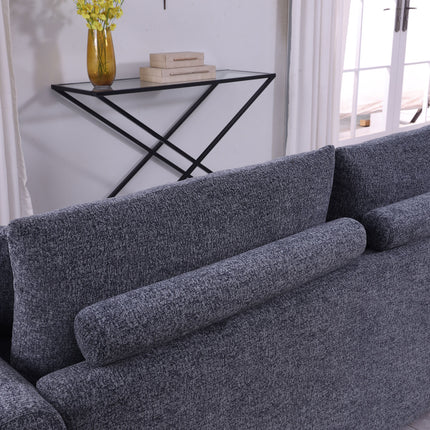 Modern Minimalist Comfortable Fabric GREY Sofa