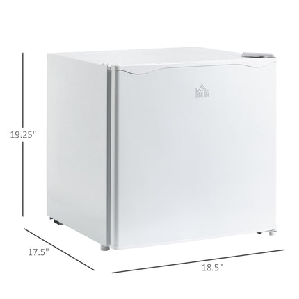 1.1 Cu.Ft Countertop Mini Freezer, Compact Upright Freezer with Removable Shelves, White