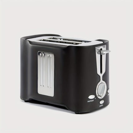 2 Slice Toaster, Quick & Even Results Every Time, Wide Slots Fit Any Size Bread Drop-Down Crumb Tray For Easy Clean Up, Stainless