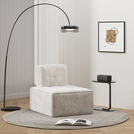 Bean Bag Chair,Accent Chair,Modular Sherpa Sofa Chair,Floor Sofa For Adults,Fireside Chair,Reading Chair For Living Room,Bedroom,Office,Beige