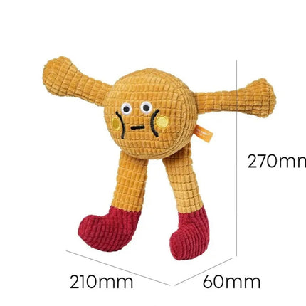 Adorable Squeaky Catnip Toys For Your Cat Or Dog, Perfect For Solo Play, Tough Enough To Chew, Great For Teeth Grinding And Keeping Teeth Clean.
