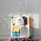 Green Rolling suitcase / One Size