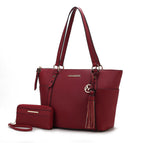 Red / Vegan Leather