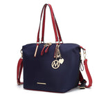 Navy Wine / Vegan Leather