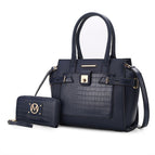 Navy / Vegan Leather