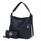 Navy / Vegan Leather