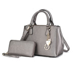 Pewter / Vegan Leather