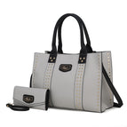 Grey / Vegan Leather