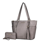 Pewter / Vegan Leather