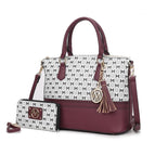 Burgundy / Vegan Leather