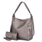 Pewter / Vegan Leather