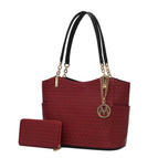 Burgundy / Vegan Leather