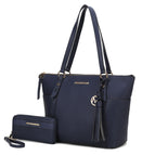 Navy / Vegan Leather