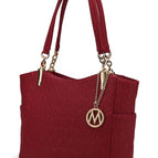 Red / Vegan Leather