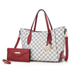 Red / Vegan Leather