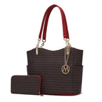 Red / Vegan Leather
