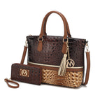 Taupe-Chocolate / Vegan Leather