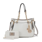 White / Vegan Leather