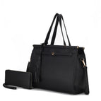 Black / Vegan Leather