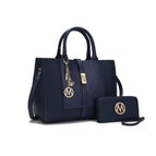 Navy / Vegan Leather