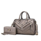 Pewter / Vegan Leather
