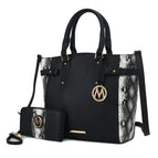 Black / Faux Snake