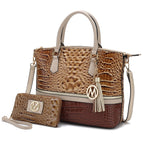 Taupe-Coffee / Vegan Leather