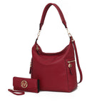 Red / Vegan Leather