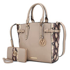 Taupe / Faux Snake