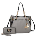 Pewter / Vegan Leather