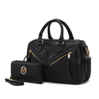 Black / Vegan Leather
