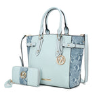 Baby Blue / Faux Snake