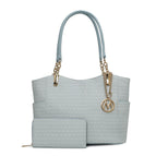 Light Blue / Vegan Leather