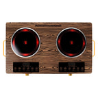 Wood / Double Burner