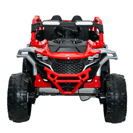 Ride On Models Truck Car 12V Kids Electric Vehicles, Remote Control, Front & Rear Shock Suspension, 2 Seater UTV, Flashlights And A Built-in Music Player, For Age 3-6 Years Old Red