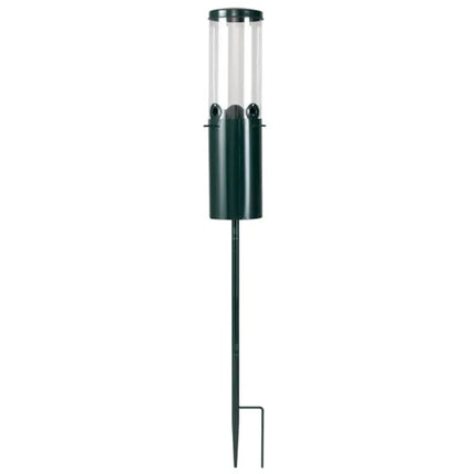 Standing Bird Feeder Squirrel-Proof, 4 Feeding Port With Perches Heavy-Duty Metal & PC Construction