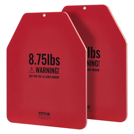 Weight Vest Plates, 8.75 LB Pairs, Premium Steel Weighted Plates, Contoured Ergonomic Fit – WODs, Additional Weight For Weight Vests, For Strength Training, Running, Fitness, Heavy Workouts