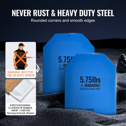 Weight Vest Plates, 5.75 LB Pairs, Premium Steel Weighted Plates, Contoured Ergonomic Fit – WODs, Additional Weight For Weight Vests, For Strength Training, Running, Fitness, Heavy Workouts